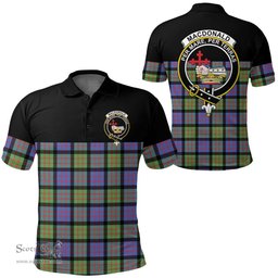 Scottish MacDonald Ancient Clan Tartan Polo Shirt - Golf Special Style Scottish Plaid Tartan Plaid