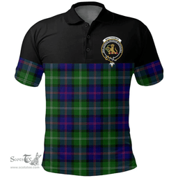 Scottish MacThomas Modern Clan Tartan Polo Shirt - Golf Special Style Scottish Plaid Tartan Plaid