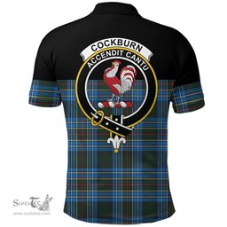 Scottish Cockburn Modern Clan Tartan Polo Shirt - Golf Special Style Scottish Plaid Tartan Plaid