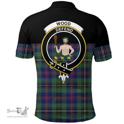 Scottish Wood Modern Clan Tartan Polo Shirt - Golf Special Style Scottish Plaid Tartan Plaid