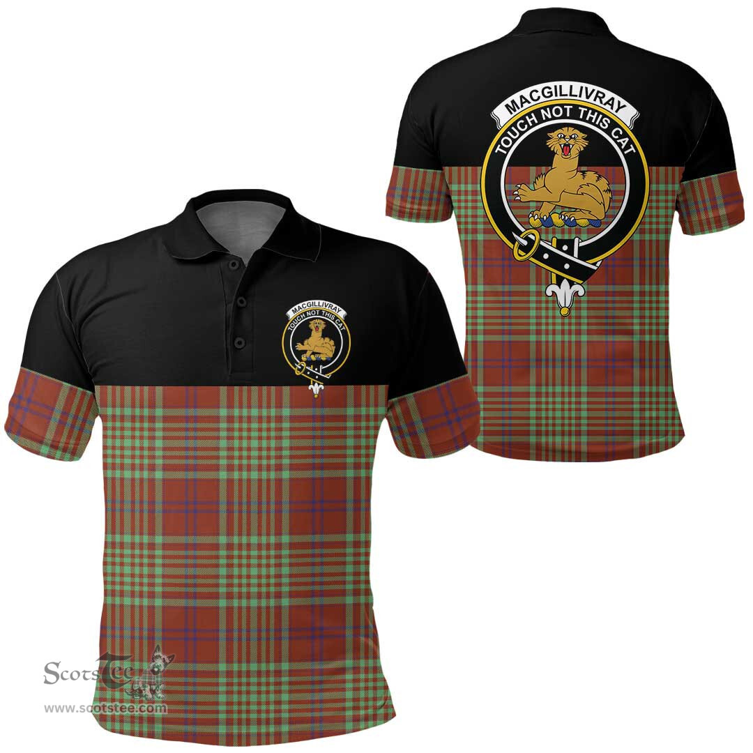 Scottish MacGillivray Hunting Ancient Clan Tartan Polo Shirt - Golf Special Style Scottish Plaid Tartan Plaid