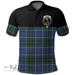 Scottish MacInnes Modern Clan Tartan Polo Shirt - Golf Special Style Scottish Plaid Tartan Plaid
