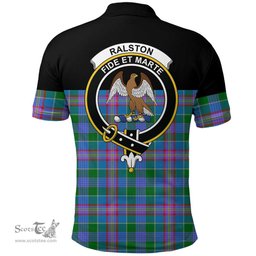 Scottish Ralston Clan Tartan Polo Shirt - Golf Special Style Scottish Plaid Tartan Plaid