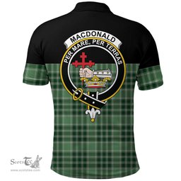 Scottish MacDonald Lord of the Isles Hunting Clan Tartan Polo Shirt - Golf Special Style Scottish Plaid Tartan Plaid