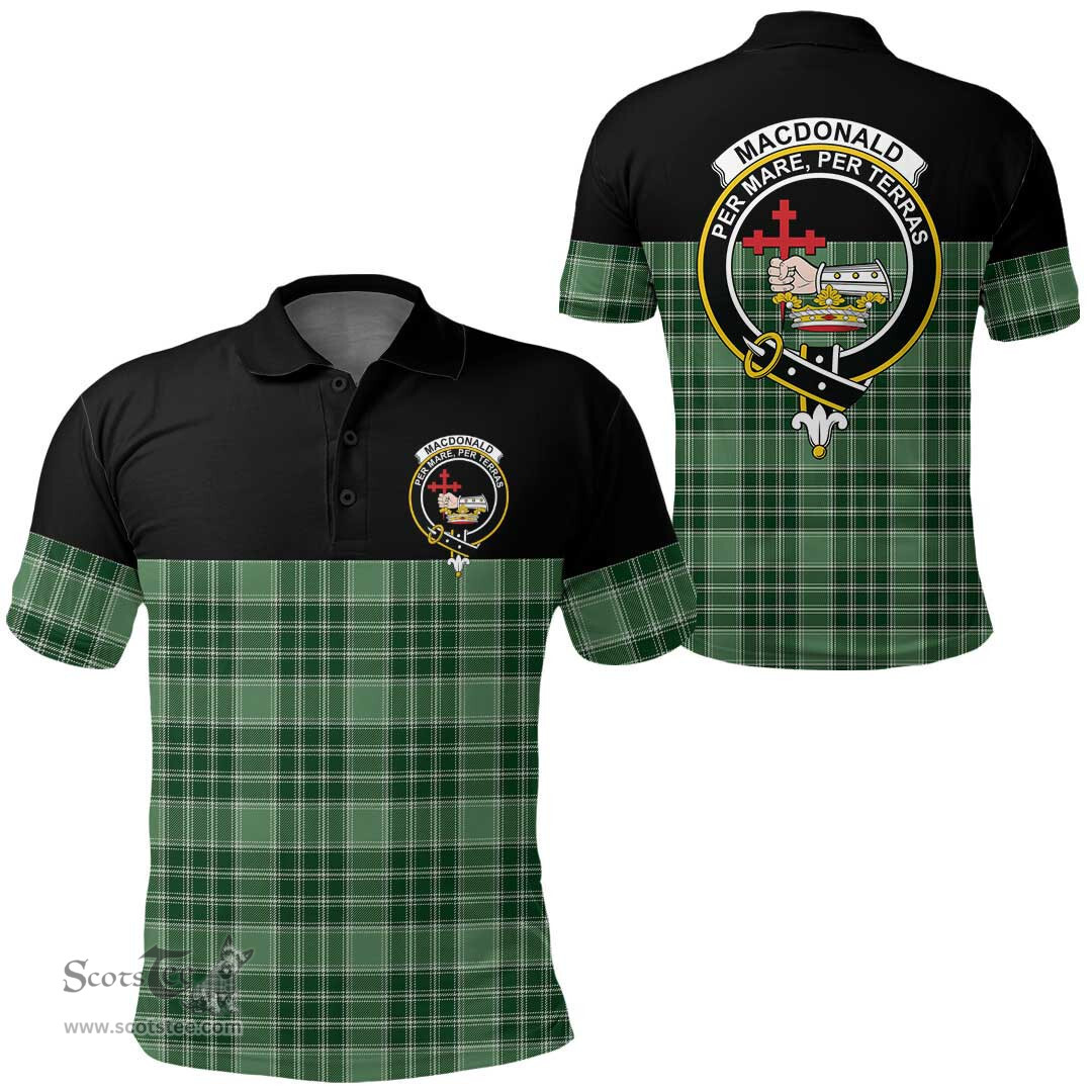 Scottish MacDonald Lord of the Isles Hunting Clan Tartan Polo Shirt - Golf Special Style Scottish Plaid Tartan Plaid