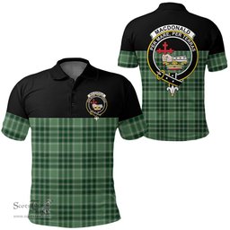 Scottish MacDonald Lord of the Isles Hunting Clan Tartan Polo Shirt - Golf Special Style Scottish Plaid Tartan Plaid