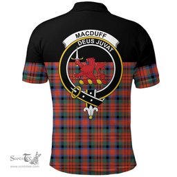 Scottish MacDuff Ancient Clan Tartan Polo Shirt - Golf Special Style Scottish Plaid Tartan Plaid