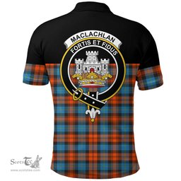 Scottish MacLachlan Ancient Clan Tartan Polo Shirt - Golf Special Style Scottish Plaid Tartan Plaid
