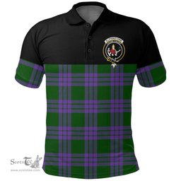 Scottish Elphinstone Clan Tartan Polo Shirt - Golf Special Style Scottish Plaid Tartan Plaid