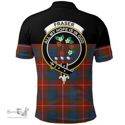 Scottish Fraser Ancient Clan Tartan Polo Shirt - Golf Special Style Scottish Plaid Tartan Plaid