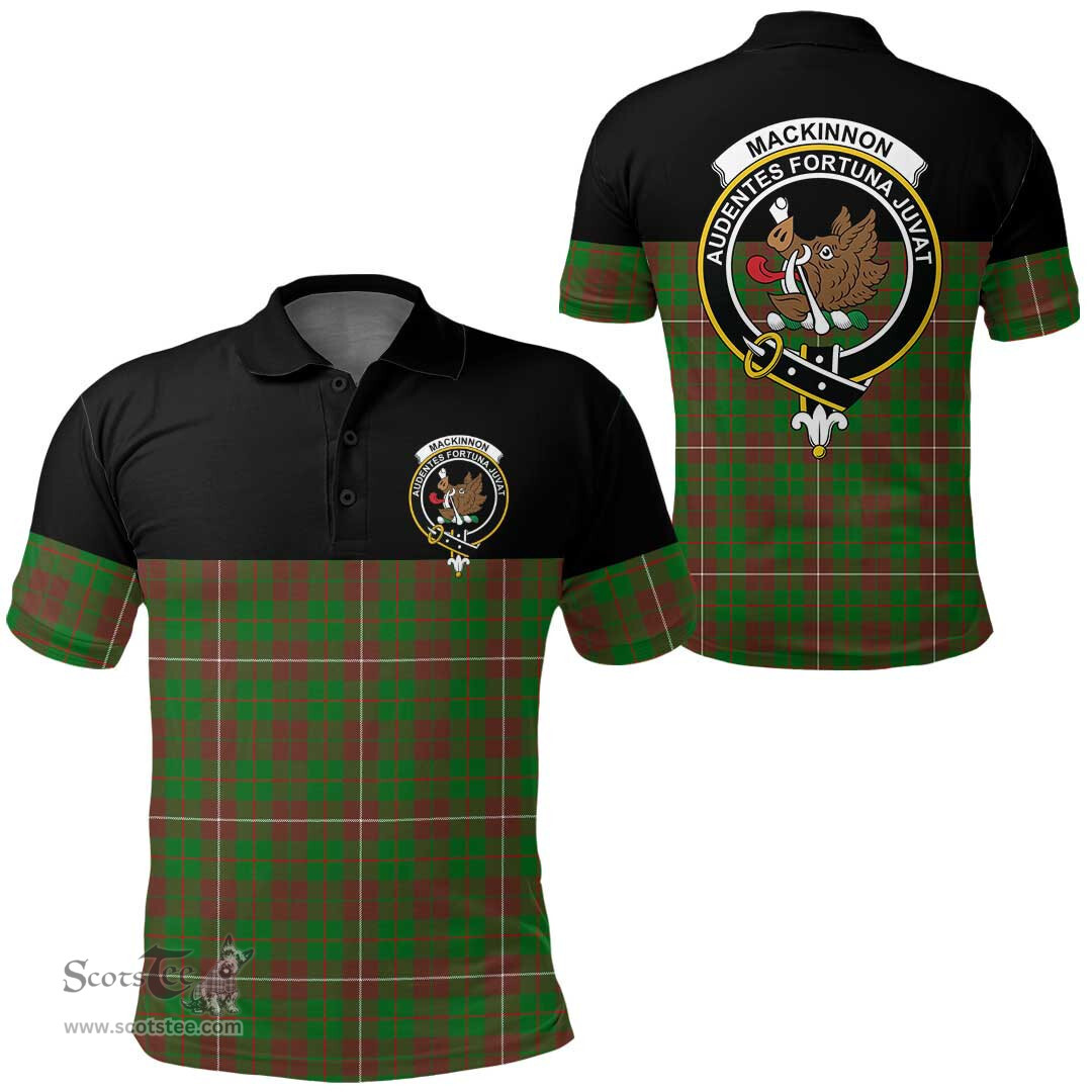 Scottish MacKinnon Hunting Modern Clan Tartan Polo Shirt - Golf Special Style Scottish Plaid Tartan Plaid