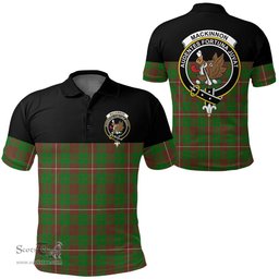 Scottish MacKinnon Hunting Modern Clan Tartan Polo Shirt - Golf Special Style Scottish Plaid Tartan Plaid