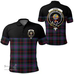 Scottish Nairn Clan Tartan Polo Shirt - Golf Special Style Scottish Plaid Tartan Plaid