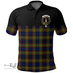 Scottish MacLellan Modern Clan Tartan Polo Shirt - Golf Special Style Scottish Plaid Tartan Plaid