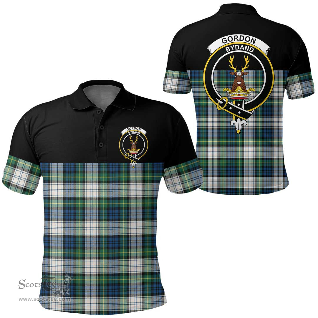 Scottish Gordon Dress Ancient Clan Tartan Polo Shirt - Golf Special Style Scottish Plaid Tartan Plaid