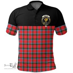 Scottish Sinclair Modern Clan Tartan Polo Shirt - Golf Special Style Scottish Plaid Tartan Plaid