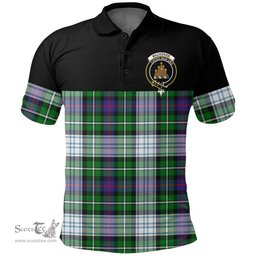 Scottish MacKenzie Dress Modern Clan Tartan Polo Shirt - Golf Special Style Scottish Plaid Tartan Plaid