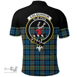 Scottish Colquhoun Ancient Clan Tartan Polo Shirt - Golf Special Style Scottish Plaid Tartan Plaid