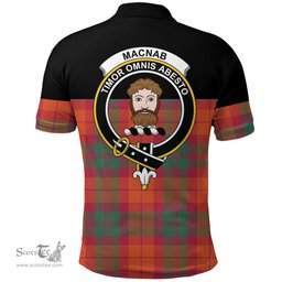 Scottish MacNab Ancient Clan Tartan Polo Shirt - Golf Special Style Scottish Plaid Tartan Plaid