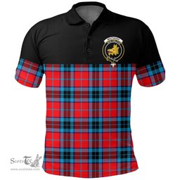 Scottish MacTavish Modern Clan Tartan Polo Shirt - Golf Special Style Scottish Plaid Tartan Plaid