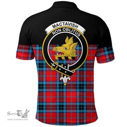 Scottish MacTavish Modern Clan Tartan Polo Shirt - Golf Special Style Scottish Plaid Tartan Plaid