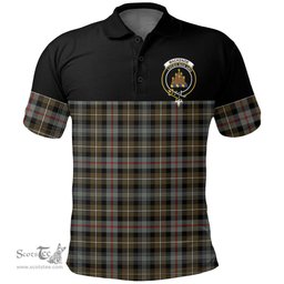 Scottish MacKenzie Weathered Clan Tartan Polo Shirt - Golf Special Style Scottish Plaid Tartan Plaid