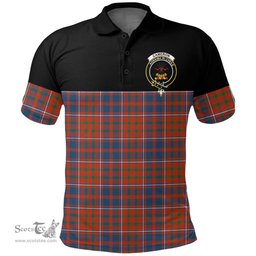 Scottish Cameron of Lochiel Ancient Clan Tartan Polo Shirt - Golf Special Style Scottish Plaid Tartan Plaid