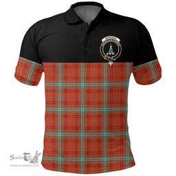 Scottish Morrison Red Ancient Clan Tartan Polo Shirt - Golf Special Style Scottish Plaid Tartan Plaid