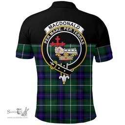 Scottish MacDonald of the Isles Hunting Modern Clan Tartan Polo Shirt - Golf Special Style Scottish Plaid Tartan Plaid