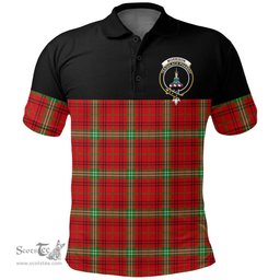 Scottish Morrison Red Modern Clan Tartan Polo Shirt - Golf Special Style Scottish Plaid Tartan Plaid