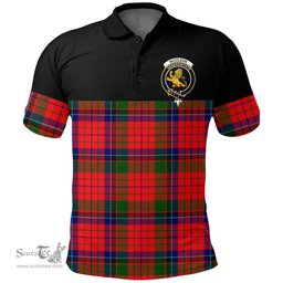 Scottish Nicolson Modern Clan Tartan Polo Shirt - Golf Special Style Scottish Plaid Tartan Plaid