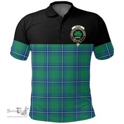 Scottish Irvine Ancient Clan Tartan Polo Shirt - Golf Special Style Scottish Plaid Tartan Plaid