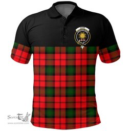 Scottish Kerr Modern Clan Tartan Polo Shirt - Golf Special Style Scottish Plaid Tartan Plaid