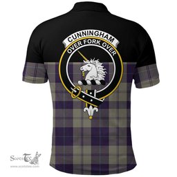 Scottish Cunningham Dress Blue Dancers Clan Tartan Polo Shirt - Golf Special Style Scottish Plaid Tartan Plaid
