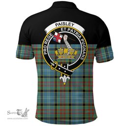 Scottish Paisley District Clan Tartan Polo Shirt - Golf Special Style Scottish Plaid Tartan Plaid
