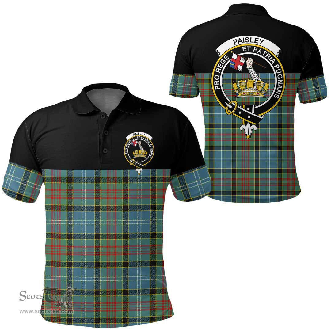 Scottish Paisley District Clan Tartan Polo Shirt - Golf Special Style Scottish Plaid Tartan Plaid