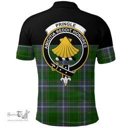 Scottish Pringle Clan Tartan Polo Shirt - Golf Special Style Scottish Plaid Tartan Plaid