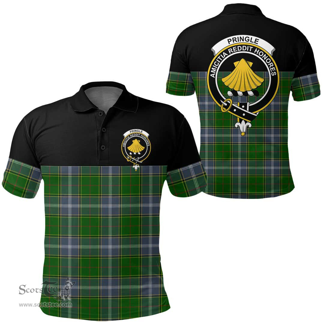 Scottish Pringle Clan Tartan Polo Shirt - Golf Special Style Scottish Plaid Tartan Plaid