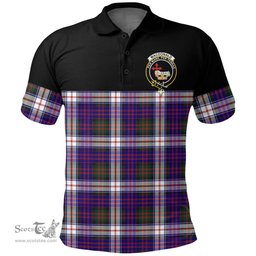 Scottish MacDonald Dress Modern Clan Tartan Polo Shirt - Golf Special Style Scottish Plaid Tartan Plaid
