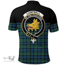Scottish Campbell Ancient 02 Clan Tartan Polo Shirt - Golf Special Style Scottish Plaid Tartan Plaid