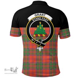 Scottish Grant Ancient Clan Tartan Polo Shirt - Golf Special Style Scottish Plaid Tartan Plaid