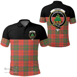 Scottish Grant Ancient Clan Tartan Polo Shirt - Golf Special Style Scottish Plaid Tartan Plaid