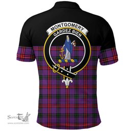 Scottish Montgomery Modern Clan Tartan Polo Shirt - Golf Special Style Scottish Plaid Tartan Plaid