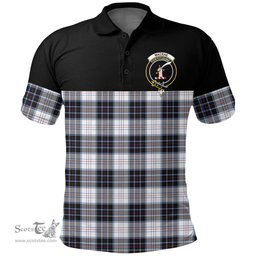 Scottish MacRae Dress Modern Clan Tartan Polo Shirt - Golf Special Style Scottish Plaid Tartan Plaid