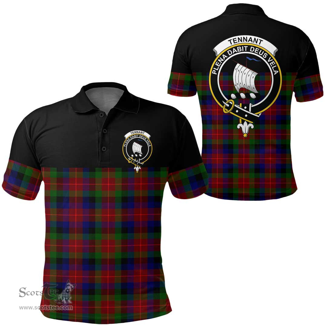 Scottish Tennant Clan Tartan Polo Shirt - Golf Special Style Scottish Plaid Tartan Plaid