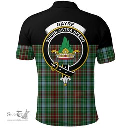 Scottish Gayre Clan Tartan Polo Shirt - Golf Special Style Scottish Plaid Tartan Plaid