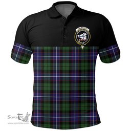 Scottish Galbraith Modern Clan Tartan Polo Shirt - Golf Special Style Scottish Plaid Tartan Plaid