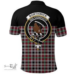 Scottish Borthwick Ancient Clan Tartan Polo Shirt - Golf Special Style Scottish Plaid Tartan Plaid