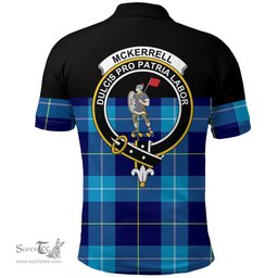 Scottish McKerrell Clan Tartan Polo Shirt - Golf Special Style Scottish Plaid Tartan Plaid