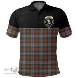 Scottish Murray of Atholl Weathered Clan Tartan Polo Shirt - Golf Special Style Scottish Plaid Tartan Plaid